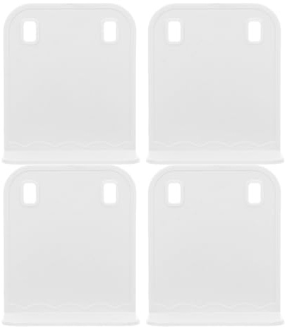 4 Pièces Support Stabilisateur pour Parc à Jeux Bébé en Abs Blanc