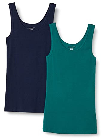Amazon Essentials Mujer Camiseta de Tirantes de Ajuste Entallado