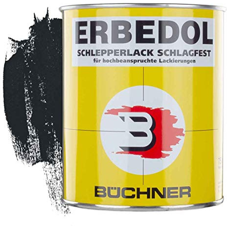 Schlepperlack | SCHWARZGRAU | RAL 7021 | 0,75 l | restaurieren | Traktor | lackieren | Farbe | Trecker | Frontlader | Lack | Lackierung | Farbton | schnelltrocknend | deckend