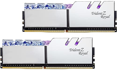 G.Skill Trident Z Royal Series 32GB (2 x 16GB) 288-Pin SDRAM DDR4 4000 (PC4-32000) CL18-22-22-42 1.40V Dual Channel Desktop Memory Model F4-4000C18D-32GTRS