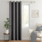 MIULEE Verdunklungsvorhang Grau Blickdichte Vorhänge mit Ösen 1 Stück H 245 x B 140 cm Tür Gardinen Abdunkelnde Wohnzimmer Schlafzimmer Blackout Curtain