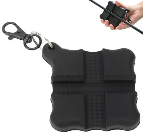 LEEQ Bogenschießen Pfeilzieher - Silikon Bogenschießen Pfeil Puller Gripper, Silikon-Bogenschießen-Pfeil Abzieher für den Hof, Schützen Sie Ihre Hände, Schwarz