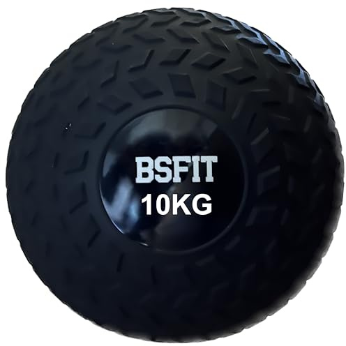 BSFIT® Slam Ball Balon Medicinal, Goma de Ejercicio. Descubre la Versatilidad de los Balones Medicinales, Medicine Ball en Tu Rutina de Ejercicios, Todos los Pesos (10KG)