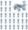 DAIRYCOF Hohlwanddübel 20 Stück M8x30 Metall Jack Nuts mit Blütenblattmutter für Rigips Eisenblech dünne Wände & Hohltüren Ideal für Metalldübel & Spreizdübel