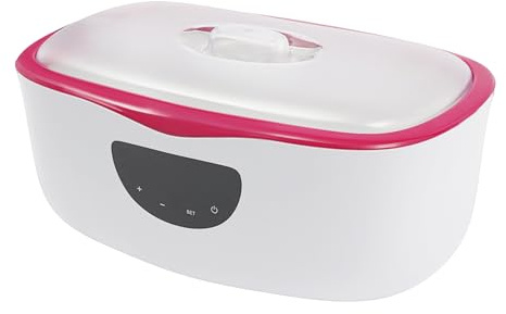Macchina da bagno di paraffina per mani e piedi, capacità 4000 ml, regolazione della temperatura 113-167°F, touch screen a LED, per casa e salone (rosso)