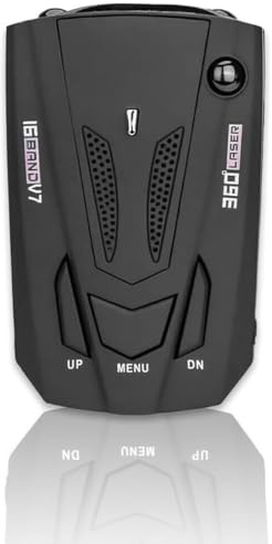 BLO2BIRO Speed Camera Detector, Long Range Radar Detector with Voice Reminder System, Voice Alerts and Speed Camera Alerts Vehicle Electronics, Car Speed Detectors with 360 Degree Protection(Black)