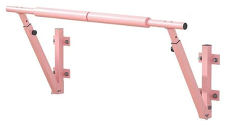 Barra de Ballet Ajustable de Pared, Altura Ajustable de 64 a 120 cm, Ideal para casa o Estudio, Ideal para estiramientos y Pilates.
