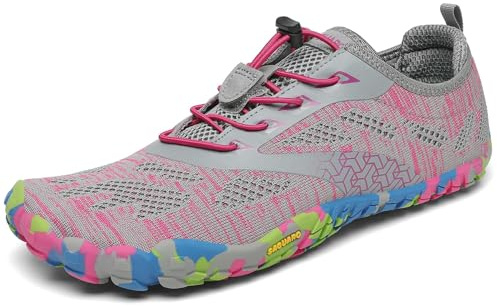 SAGUARO Unisexe Chaussures Minimaliste Fitness Jogging Chaussures de Multisports Gym Trail Randonnée, Indoor & Outdoor