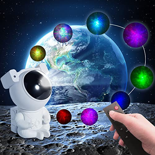 AGM Astronaut Galaxy Projector Light, Star Nebula Sky Projector with Timer and Remote, Night Lamp for Bedroom, Ceiling, Home Deco