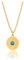 Made by Nami Boho Damen Halskette mit Anhänger - Edelstahl Glieder-Kette - Coole Silber-Kette oder Gold-Kette Unisex - Handmade Strand-Schmuck Surfer-Schmuck Festival-Accessoires (Gold Shell)