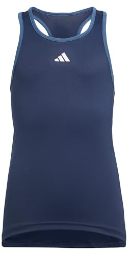 adidas Bambina Club Tank Top, Collegiate Navy, 9-10 Years