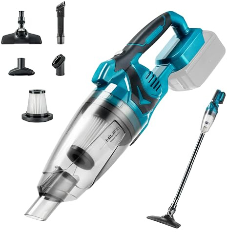 HILIPE Cordless Handheld Vacuum Cleaner for Makita 18V Battery, EasyClean Wet Dry Use,Wireless Handheld Vacuum for Car,Home, Boat,Workshop, Pet Hair, Furniture Cleaning (Tool Only No Battery)