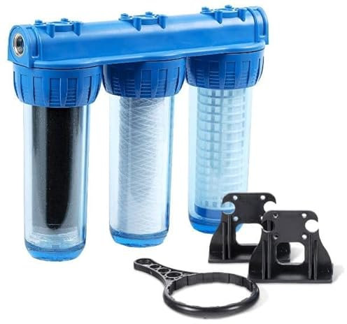 Filtre à eau Triplex 3/4 WATERTECH équipé avec cartouche