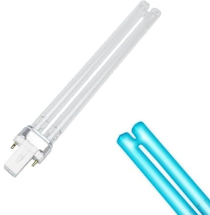 Comioke Lampadina UV di Ricambio,11W G23 Tubo di Ricambio UV,Tubo per Lampada UV,Tubo Lampadina per Lampada UV per Filtri UVC per Laghetto