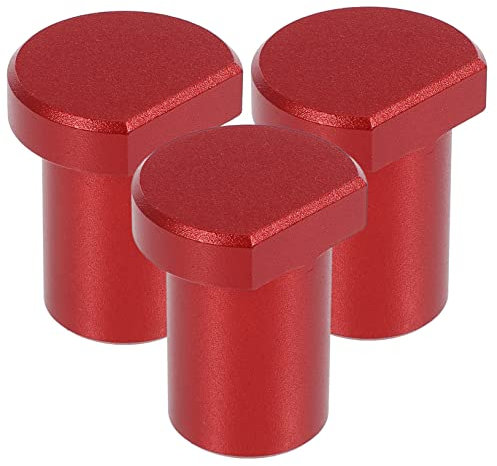 HOLIDYOYO 3pcs Bench Dog Clamp Set Aluminum Alloy Workbench Positioning Planing Plug Woodworking Accessories for Benchtop 20mm Diameter for Woodworking Projects