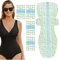 Protège-Slip de Natation Imperméable pour Femmes,4X Patchs Intimes de Natation | Protections Hygiéniques en Silicone pour Sports Aquatiques, Piscine et Maillot de Bain Extérieur