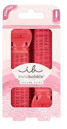 invisibobble SET Roller Rose (2 Stück) – Volumen Clips für den Haaransatz – Ansatz Volumen Clips in Apricot – Stylinghilfe für mehr Fülle & Schwung – Für dünnes Haar & natürliche Looks