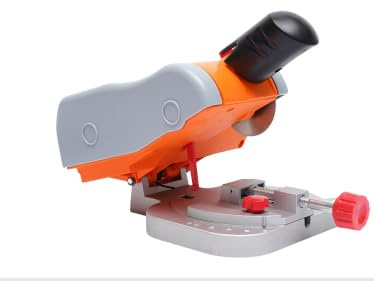 Mini Precision 0-45° Bench Cut-Off Saw Set Metal Wood Plastic Cutting Machine Miter Cut-Off Chop 90W Portable Mitre Saw ，for Hobby Miniature Model Making, Arrow Shafts, Zinc Stained Glass Came