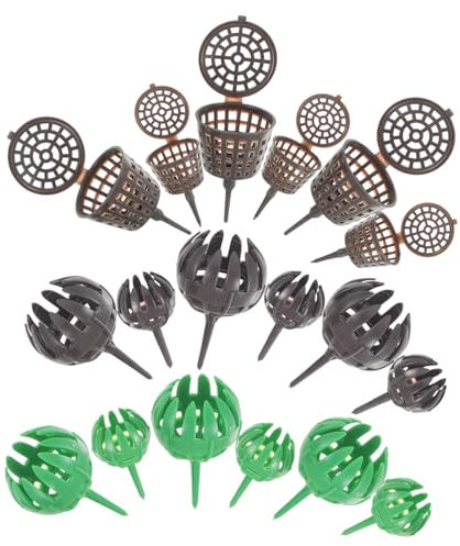 BESTonZON 30pezzi Fertilizzante Per Bonsai Gadget Per Concimare Scatole in Plastica Contenitori Per Fertilizzante Da Giardinaggio Cestini Per Bonsai Accessori Per Piantagione