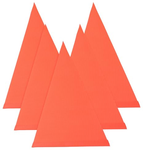 MAGICLULU 5pcs PVC Reflective Bike Safety Flags for Kids and Children