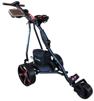 Pro Kaddy Carro eléctrico de Golf Modelo P1T2 Negro con batería de 33 amp