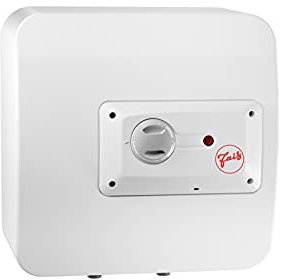 FAIS 15 FR EU, Chauffe-eau électrique sur évier 15 Litres, 1500W - Facile à Installer - Classe Énergétique A. Conçu et fabriqué pour être installé en France blanche