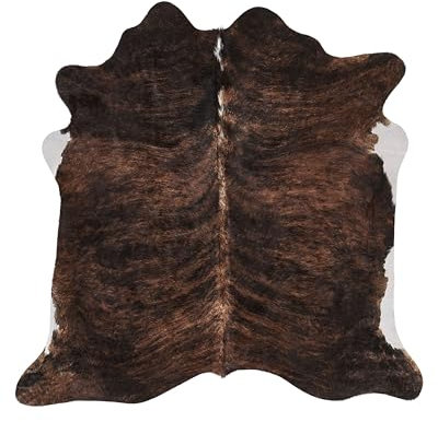 Kuhfell Dunkelbraun 2-3 m² Brasilianischer Teppich Nasqu