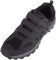 Mens Easy Slip On Triple Strap Fastening Outdoor Walking Hiking Trainers Shoes - Black - UK 10 / EU 44