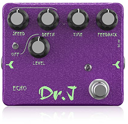 JOYO Digitales Multi-Effekt-Delay-Pedal mit Modulation für Gitarre - High-End Edition Dr.J Series (D54)