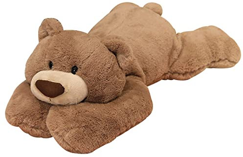 GUUIESMU Weighted Anxiety Stuffed Animal Cuddly Toy for Stress Relief,Weighted Stuffed Animal for Anxiety,Anxiety Kuscheltier Gewicht FüR Erwachsene,for Stress Relief (Brown Bear,35cm)