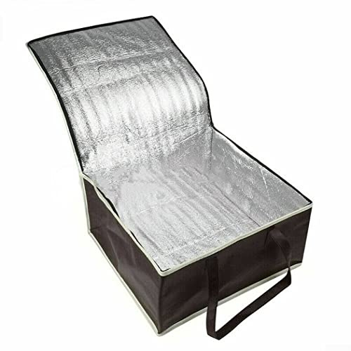 HEIBTENY Bolsa térmica para pizza, resistente al agua, calentador de camping, bolsa térmica para pizza, bolsa térmica para pizza (46 L), Como se muestra en la imagen.