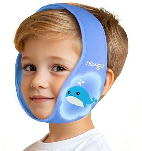 NEWGO Cuscinetti refrigeranti per denti del giudizio, denti del giudizio compresse refrigeranti per bambini, unicorni progettati adorabili con due sacchetti di lettura riutilizzabili per TMJ (blu)