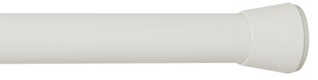 Barra per tende estensibile senza forare Ø28 mm in metallo, Facile Installazione, Aste per tende Premium CINTACOR Colore Bianco 140-250 cm