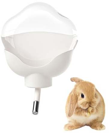 Bebedero para Hámster Antigoteo - 500 Ml Dispensador Antifugas Recipiente Transparente | Bebedero para Animales Pequeños,para Jaula Hidratación Cuidado Diario Hogar Viaje Mascotas Pequeñas