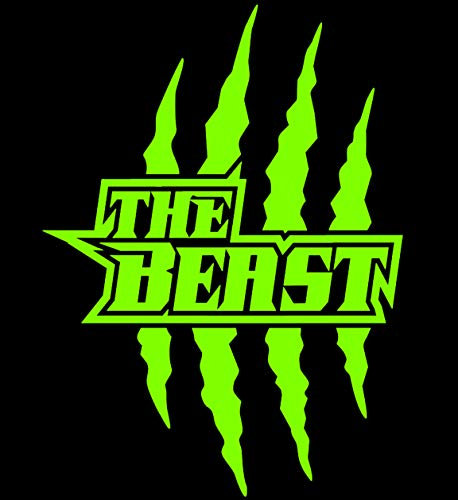 HR-WERBEDESIGN 2X Monster Kralle Sticker Aufkleber Motorrad Auto The Beast OEM Devil Tuning w