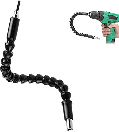 Flexible Bohrerverlängerung Magnetischer Sechskant Schraubendreher mit Weichem Schaft Flexibler Verlängerungsschraubendreher 11,6 Zoll Universal Schraubendreher mit Weichem Schaft