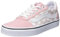 Vans Damen Ward Sneaker, Logo Check PINK/White, 37 EU