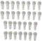 Qianly 30 Rodillos con Rodamientos de Bolas para Cortinas, Herrajes para Ventanas con Deslizamiento Suave