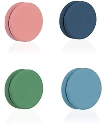 4 Piezas Imanes para Hijab, Fuertes Cierres Magnéticos Sin Pines para Bufanda, Broches Magnéticos Multiusos Sin Enganches, Clip Magnético de Seguridad para Mujer para Ropa, Vestido, Bufandas y Más