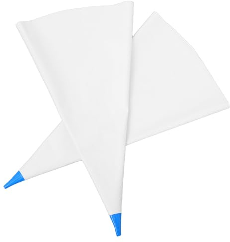 MUCKLILY Sacchetto di Stucco in PVC per Malta Piastrelle 2 Pezzi Applicatore per Malta per Muratura Mattoni e Pietre Sacchetto per Stucchi a Punta Fine Sigillatura Anti-Perdite per