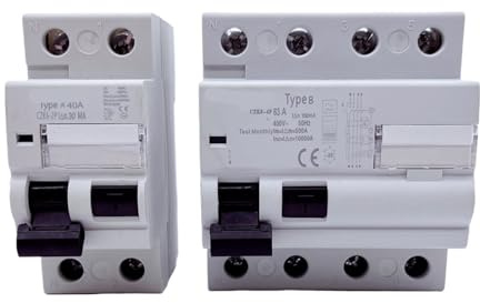 Interruttore differenziale di tipo B 2P e 4P per impianti EV e PV Interruttore differenziale JVL16-63 TIPO A AC B 10MA 30MA 100MA 300MA 1000MA(4P,63A100MA)