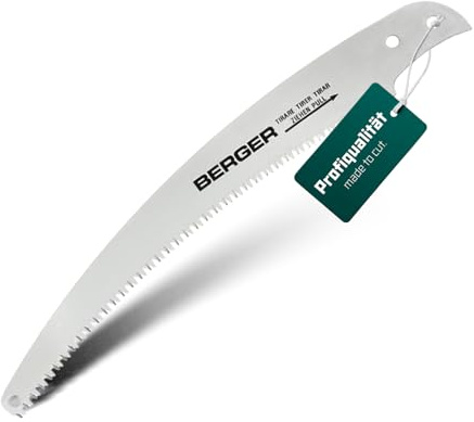 BERGER Ersatzsägeblatt 93912 | Teleskop Astsäge für Profis | Teleskopsäge 33 cm | inkl. Verschraubung für Aufsatzsäge ArboRapid 63812 & 63912 | Gartenwerkzeug Baumpflege | Original BERGER Ersatzteil