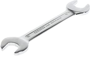 GEDORE red Doppelmaulschlüssel, SW 18+19 mm, metrisch, kurz, Schraubenschlüssel, Gabelschlüssel, 176 mm lang, R05121819