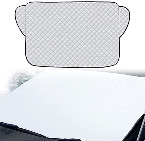 SEMINISMAR Protezione Parabrezza,Copertura Parabrezza Auto Protezione Antighiaccio e Antigelo,Copertura Parabrezza Auto,Parasole Auto Parabrezza Anteriore Ripiegabile Contro i Raggi UV per Auto