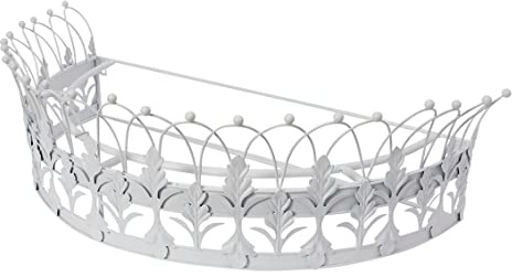 Creative Co-Op Decorative Metal Curtain or Canopy Crown