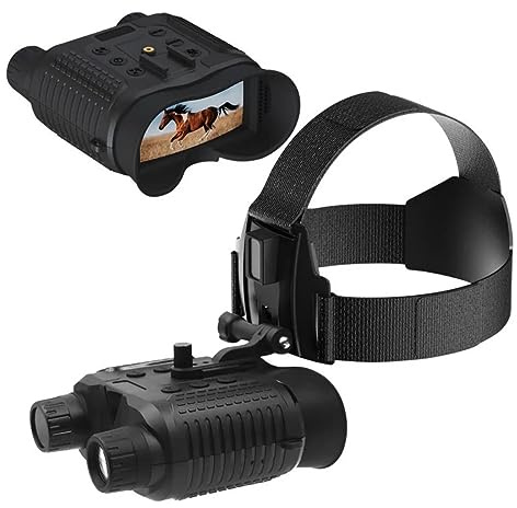 Dispositivo de visión nocturna montado en la cabeza casco táctico binocular digital HD infrarrojo 1080P dispositivo de visión nocturna para caza