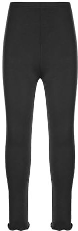 Yeahdor Kinder Mädchen Leggings Lang Atmungsaktives Sporthose Ballettleggings Tanzhose Strumpfhose Training Jogging Schwarz 134-140