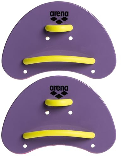 arena Elite Finger Paddle Paddles Nuoto, Accessorio Allenamento Piscina, Paddles Piscina con Cinghie Regolabili, Palma Scoperta