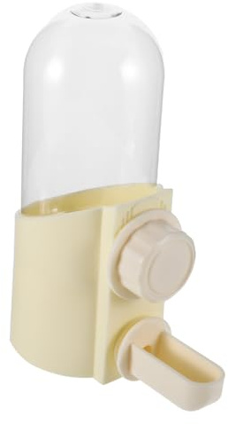 Kisangel Distributeur Eau pour Petits Animaux Abreuvoir Hygiénique pour Pigeons Cailles et Perroquets Facile à Remplir Compact et Durable pour Cages