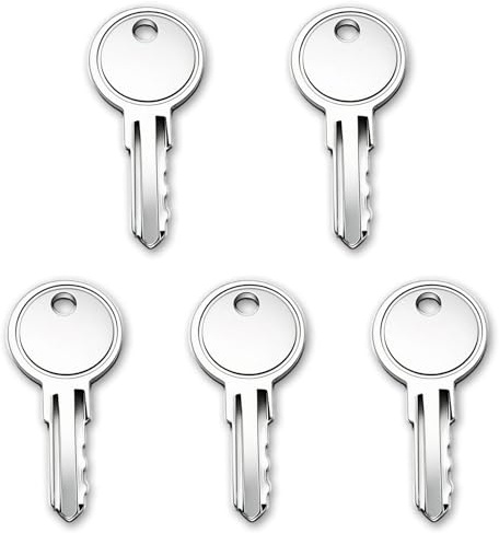 5 Pcs Window Lock Keys, Metal Universal Window Key, Window Keys Replacement Universal Compatible with Securistyle Window Lock